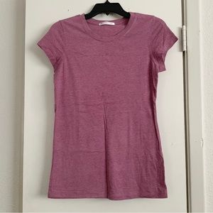 Women’s Purple Crew Neck T-shirt Top - Size Medium